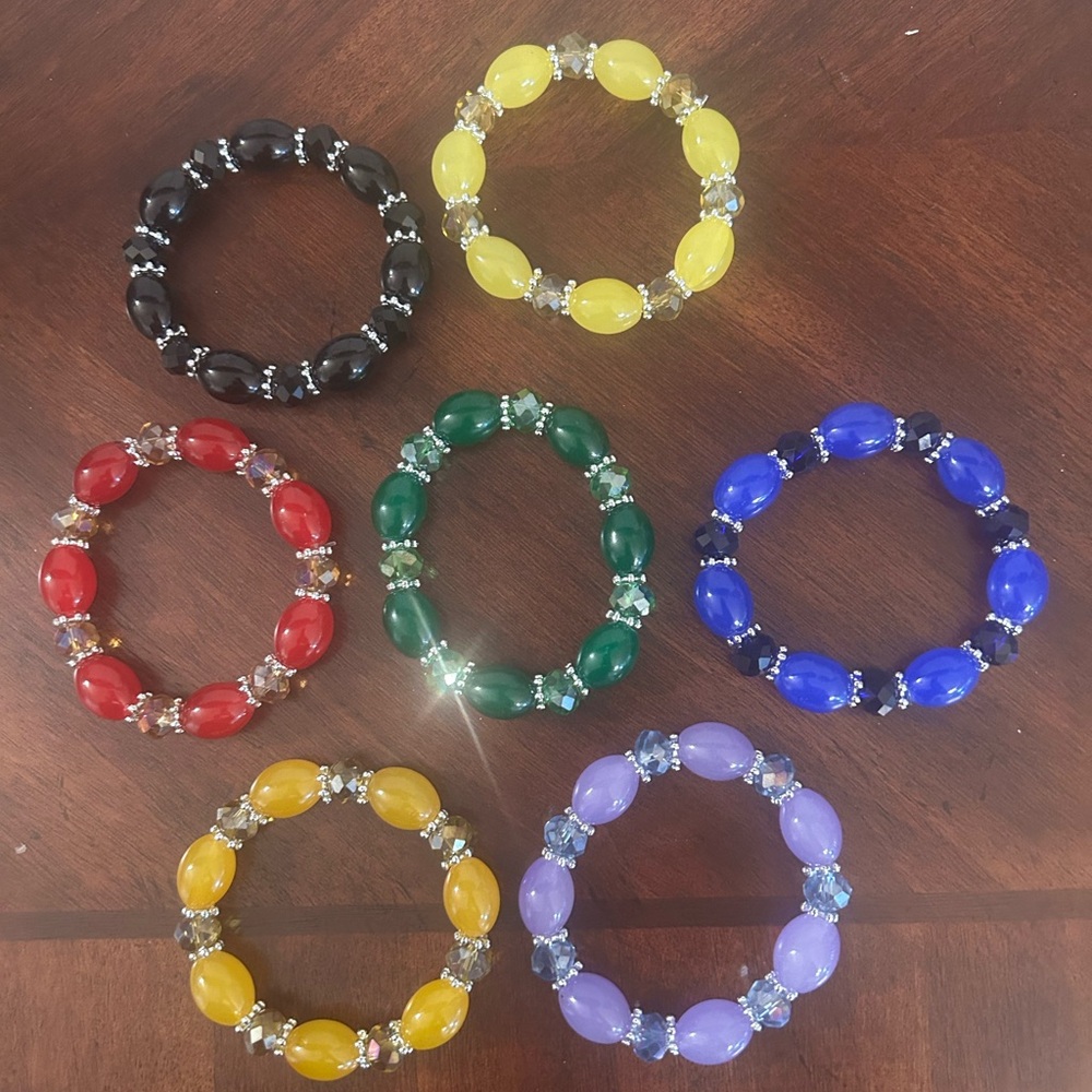 Colorful Beaded Bracelets.
